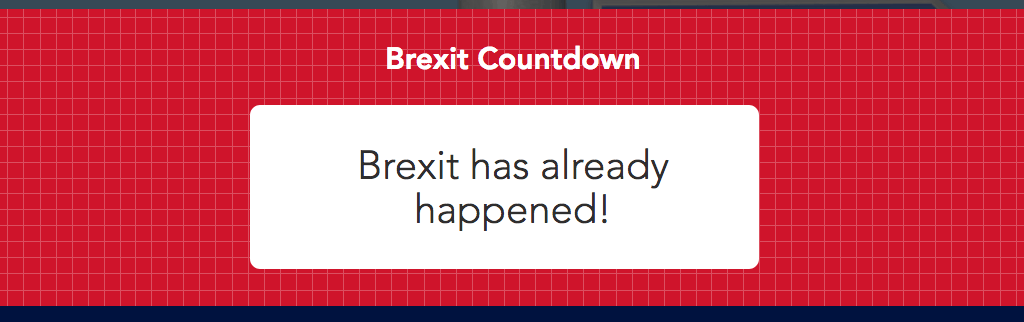 screenshot of banner from brexit food supplier's website