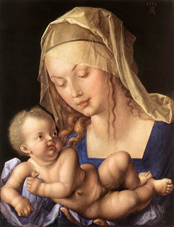 Madonna of the Pear by Albrecht Dürer