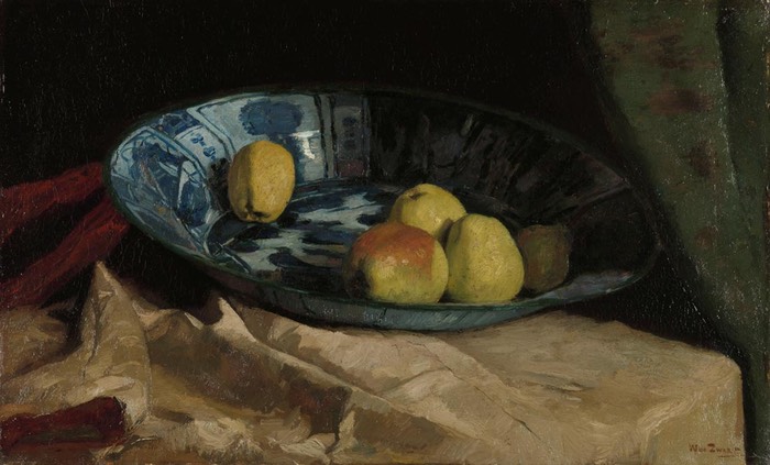 Willem de Zwart - Apples in a Delft Blue Bowl 1880-1890 © Rijksmuseum, Amsterdam